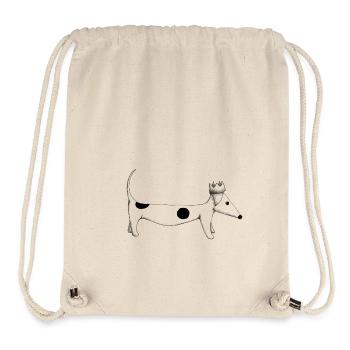 Dackelprinzessin - Stanley/Stella recycelter Gym Bag - Naturweiß - Vorne