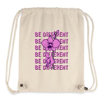 BE DIFFERENT - Orchid Flower Love Positivity - Stanley/Stella Recycled Gym Bag - natural - Front