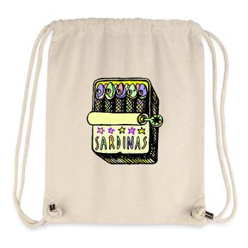 Sardinen - Stanley/Stella recycelter Gym Bag - Naturweiß - Vorne