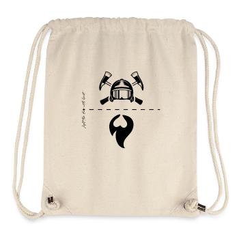 fight Fire with heart - FireShirtsEU - Stanley/Stella recycelter Gym Bag - Naturweiß - Vorne