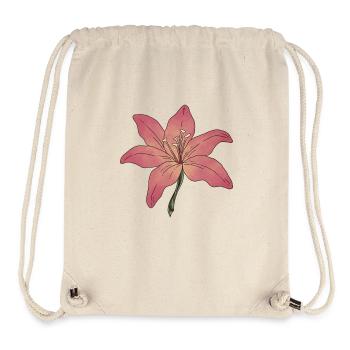 Lilie Blume - Stanley/Stella recycelter Gym Bag - Naturweiß - Vorne