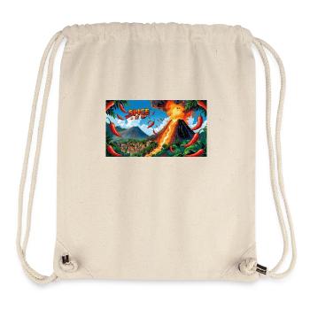 Chili Vulkan Design – feurig & scharf für Food-Fan - Stanley/Stella recycelter Gym Bag - Naturweiß - Vorne