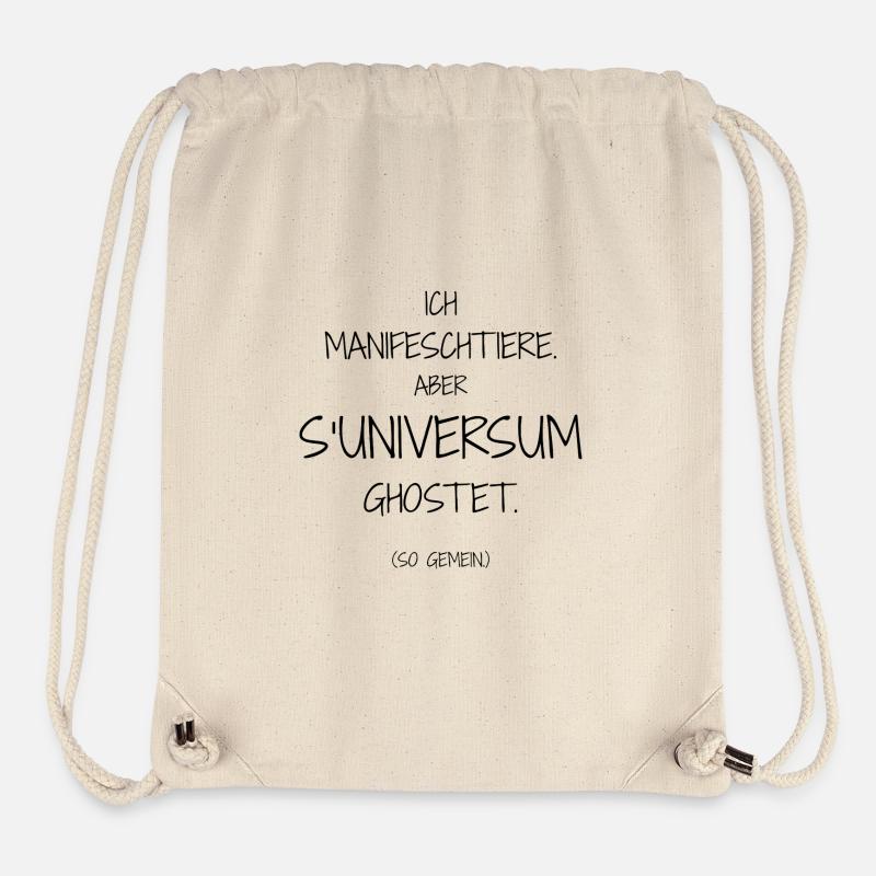 Cool statement saying everyday life I Ch-dütsch - Stanley/Stella Recycled Gym Bag - natural