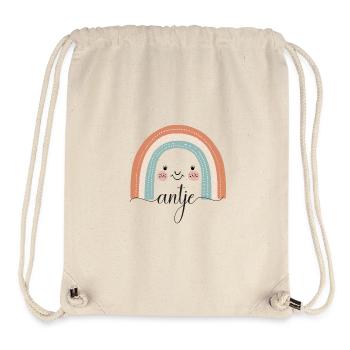 Antje! Rainbow, customisable - Stanley/Stella Recycled Gym Bag - natural - Front