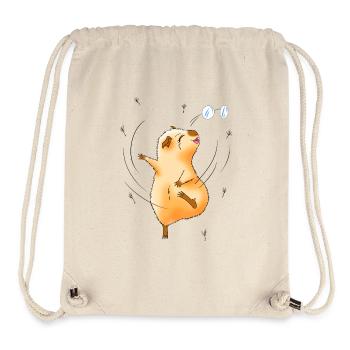 Charlotte in Pusteblumen - Stanley/Stella recycelter Gym Bag - Naturweiß - Vorne