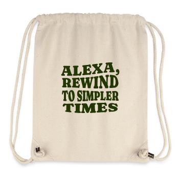 Alexa, Skip to the Weekend - Stanley/Stella recycelter Gym Bag - Naturweiß - Vorne