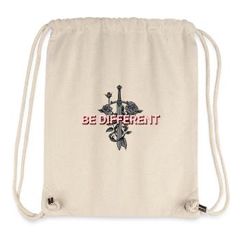 BE DIFFERENT – Red Rose Self-Love Positivity - Stanley/Stella Recycled Gym Bag - natural - Front
