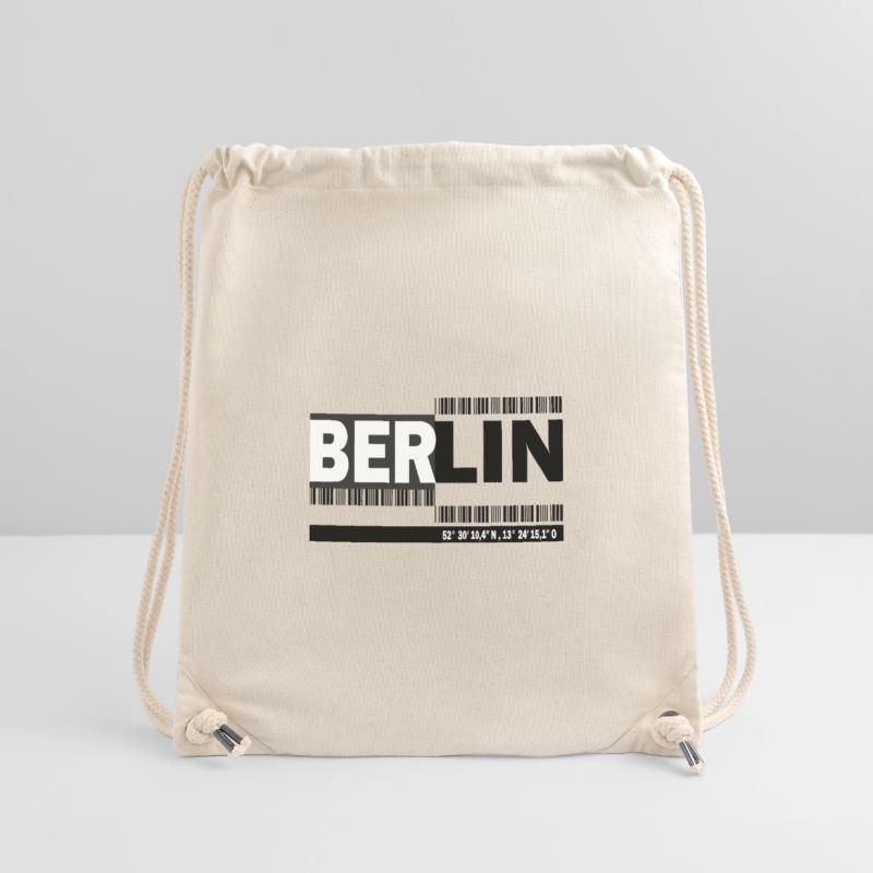 BERLIN - code-barres Sac à cordon recyclé Stanley/Stella