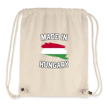 Made in Hungary - Stanley/Stella recycelter Gym Bag - Naturweiß - Vorne