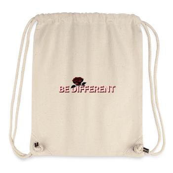 BE DIFFERENT – Red Rose Self-Love Positivity - Stanley/Stella Recycled Gym Bag - natural - Front