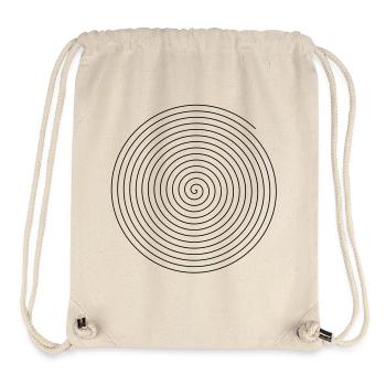 spirale - Sac à cordon recyclé Stanley/Stella - blanc naturel - Devant