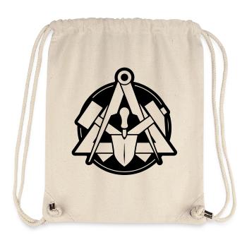 Maurer coat of arms - vector - Stanley/Stella Recycled Gym Bag - natural - Front