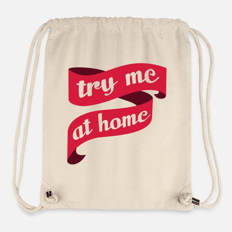 Single, Verlobung und Hochzeit - try me at home 2c - Stanley/Stella recycelter Gym Bag - Naturweiß