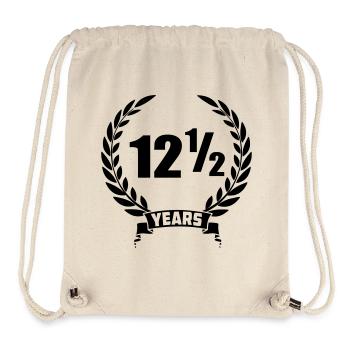 Laurel wreath twelve and a half years - Stanley/Stella Recycled Gym Bag - natural - Front