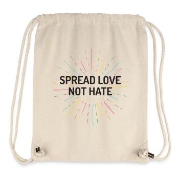 Pride Month - Spread Love Not Hate - Stanley/Stella Recycled Gym Bag - natural - Front