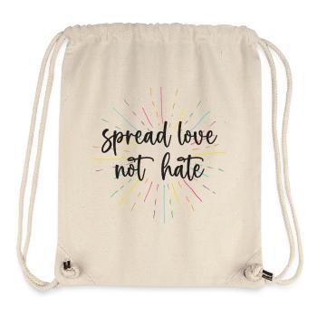 Pride Month - Spread Love Not Hate - Stanley/Stella Recycled Gym Bag - natural - Front