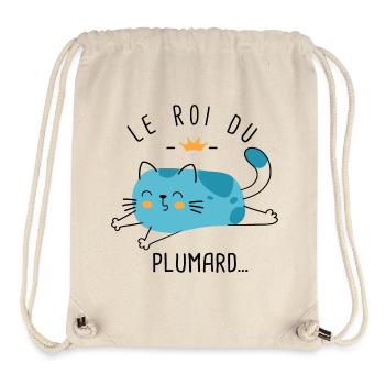 Roi du plumard humour homme - Sac à cordon recyclé Stanley/Stella - blanc naturel - Devant
