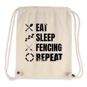 Motivation Fechten - Stanley/Stella recycelter Gym Bag - Naturweiß - Vorne