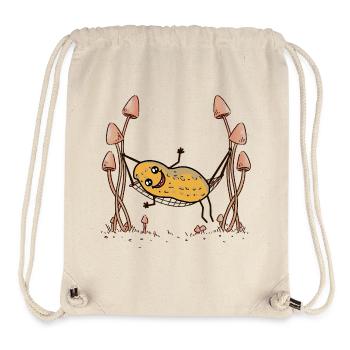 Cacahuètes Cacahuètes Hamac Chill Écrou suspendu - Sac à cordon recyclé Stanley/Stella - blanc naturel - Devant