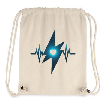 Love at first sight - Stanley/Stella Recycled Gym Bag - natural - Front