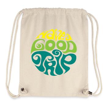 Gute Reise! have a good trip sixties 60s Typo - Stanley/Stella recycelter Gym Bag - Naturweiß - Vorne