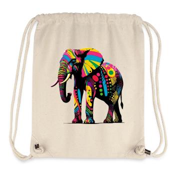 Elephant - Stanley/Stella Recycled Gym Bag - natural - Front