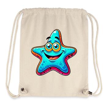 Étoile de mer - Sac à cordon recyclé Stanley/Stella - blanc naturel - Devant