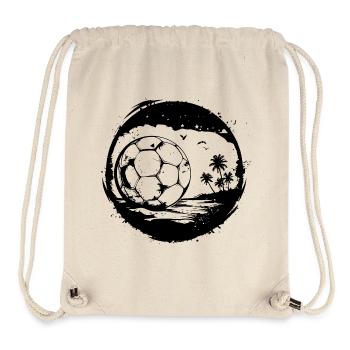 Fußball - Stanley/Stella recycelter Gym Bag - Naturweiß - Vorne