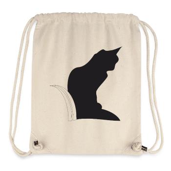 Nemo, schwarze Katz im Keller - Stanley/Stella recycelter Gym Bag - Naturweiß - Vorne