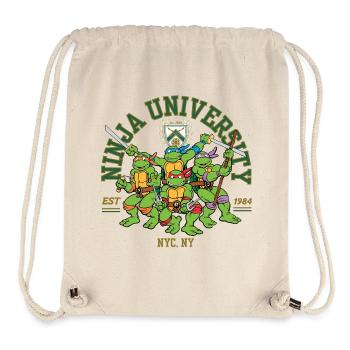 Teenage Mutant Ninja Turtles Université Ninja - Sac à cordon recyclé Stanley/Stella - blanc naturel - Devant