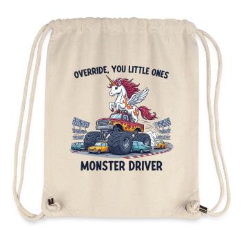 Monster Truck Licorne - Sac à cordon recyclé Stanley/Stella - blanc naturel - Devant