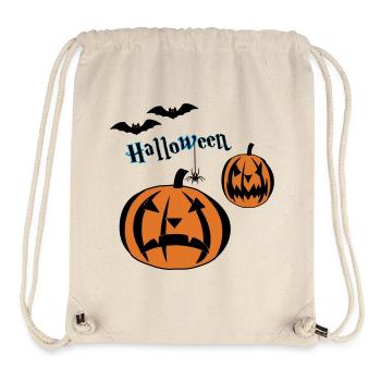 Halloween-- - Sac à cordon recyclé Stanley/Stella - blanc naturel - Devant