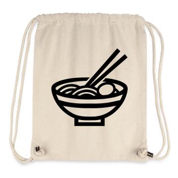 Ramen - Stanley/Stella recycelter Gym Bag - Naturweiß - Vorne