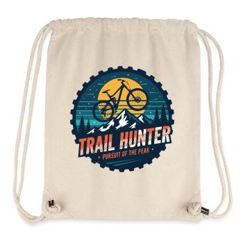 Trail Hunter Badge Pursuit of the Peak MTB Bike - Stanley/Stella Recycled Gym Bag - natural - Front