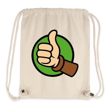 Ich mag es! - Stanley/Stella recycelter Gym Bag - Naturweiß - Vorne