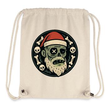 Zombie Santa - Stanley/Stella Recycled Gym Bag - natural - Front