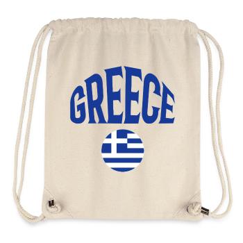 Grèce - Sac à cordon recyclé Stanley/Stella - blanc naturel - Devant