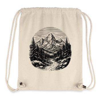 Path through the forest - Stanley/Stella Recycled Gym Bag - natural - Front