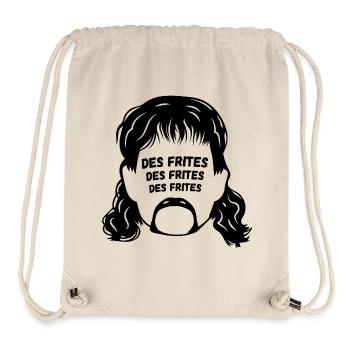 Pommes, Jeff, chtimi - Stanley/Stella recycelter Gym Bag - Naturweiß - Vorne