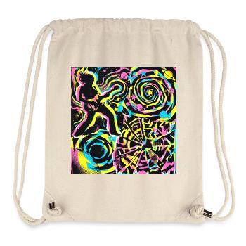 Psychedelic Rock - Stanley/Stella Recycled Gym Bag - natural - Front