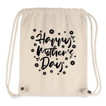 Joyeuse chemise cadeau pour la fête des mères - Sac à cordon recyclé Stanley/Stella - blanc naturel - Devant