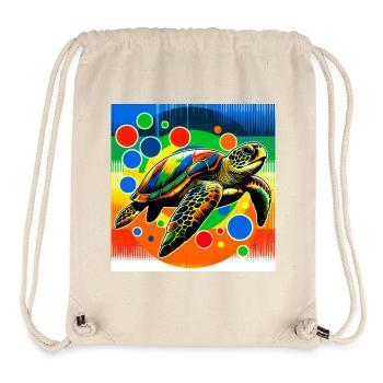 turtle - Stanley/Stella Recycled Gym Bag - natural - Front