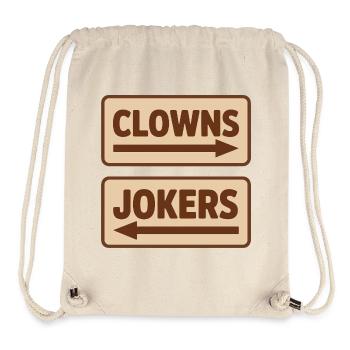  Clowns Jokers Lustiger Spruch Mit Pfeilen Für - Stanley/Stella recycelter Gym Bag - Naturweiß - Vorne
