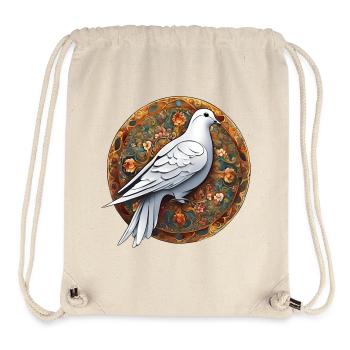 Dove of Peace - Stanley/Stella Recycled Gym Bag - natural - Front