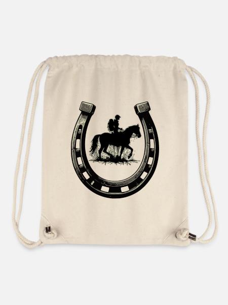 Wanderreiter - Stanley/Stella recycelter Gym Bag - Naturweiß
