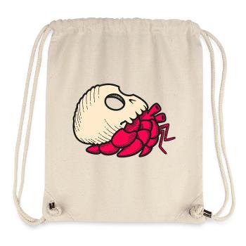 Hermit Skull - Stanley/Stella Recycled Gym Bag - natural - Front