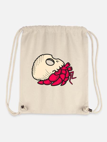 Hermit Skull - Stanley/Stella Recycled Gym Bag - natural