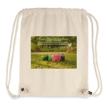 Water of Blessings Color Channels - Stanley/Stella Recycled Gym Bag - natural - Front