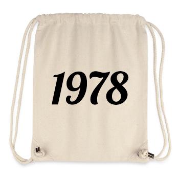 1978 - Sac à cordon recyclé Stanley/Stella - blanc naturel - Devant