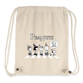 Peanuts Snoopy, Charlie, Stella & Lucy Geburtstag - Stanley/Stella recycelter Gym Bag - Naturweiß - Vorne